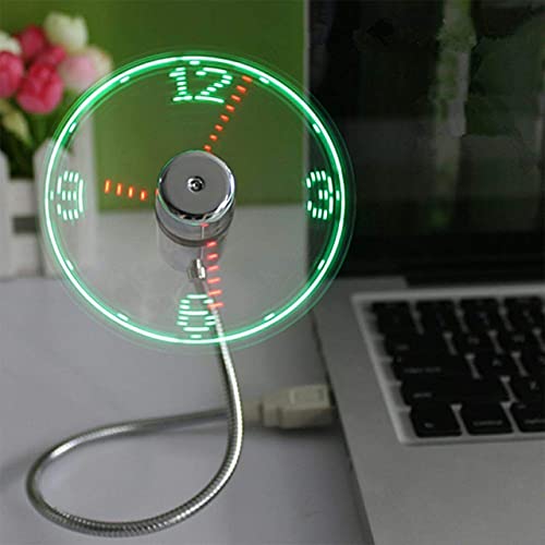 USB Led Fan Clock